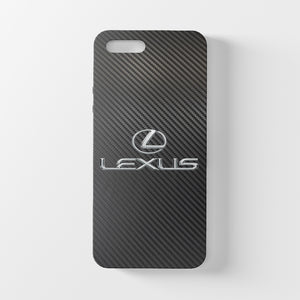 Coque en verre trempé et fibre de carbone Lexus pour iPhone, livraison gratuite dans le monde entier