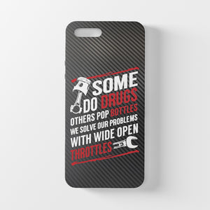 Coque iPhone en fibre de carbone et verre trempé, à plein régime, livraison gratuite dans le monde entier