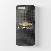 Charger l&#39;image dans la galerie, Coque iPhone en fibre de carbone et verre trempé Chevrolet, livraison gratuite dans le monde entier