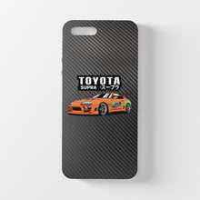 Charger l&#39;image dans la galerie, Coque iPhone en fibre de carbone pour Toyota Supra MK4 MK5, livraison gratuite dans le monde entier