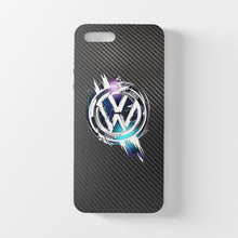 Charger l&#39;image dans la galerie, Coque iPhone en fibre de carbone et verre trempé pour Volkswagen, livraison gratuite dans le monde entier