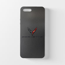 Charger l&#39;image dans la galerie, Coque iPhone en fibre de carbone et verre trempé pour Chevrolet Corvette, livraison gratuite dans le monde entier