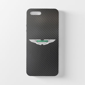 Coque iPhone en fibre de carbone et verre trempé Aston Martin, livraison gratuite dans le monde entier