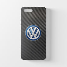 Charger l&#39;image dans la galerie, Coque iPhone en fibre de carbone et verre trempé pour Volkswagen, livraison gratuite dans le monde entier