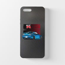 Charger l&#39;image dans la galerie, Coque iPhone en fibre de carbone Nissan GTR R34 Skyline JDM Livraison GRATUITE dans le monde entier !!