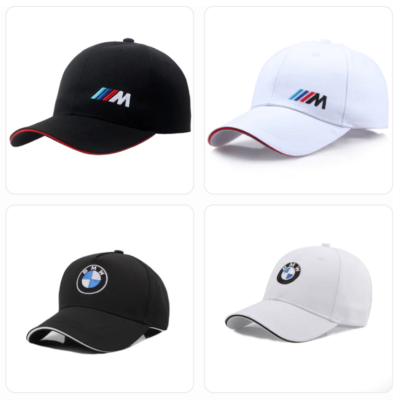 White bmw hat sales