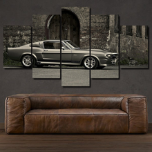 Laden Sie das Bild in den Galerie-Viewer, Ford Mustang Shelby GT500 5-piece framed canvas print – wall art gift for sports car enthusiasts