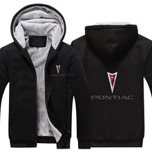 Load image into Gallery viewer, Pontiac Zipper Hoodie Sweatshirt Jacket Long Sleeve Jumper Clothing Apparel GTO Firebird Fiero Grand Prix G6 G8 FREE Shipping Worldwide