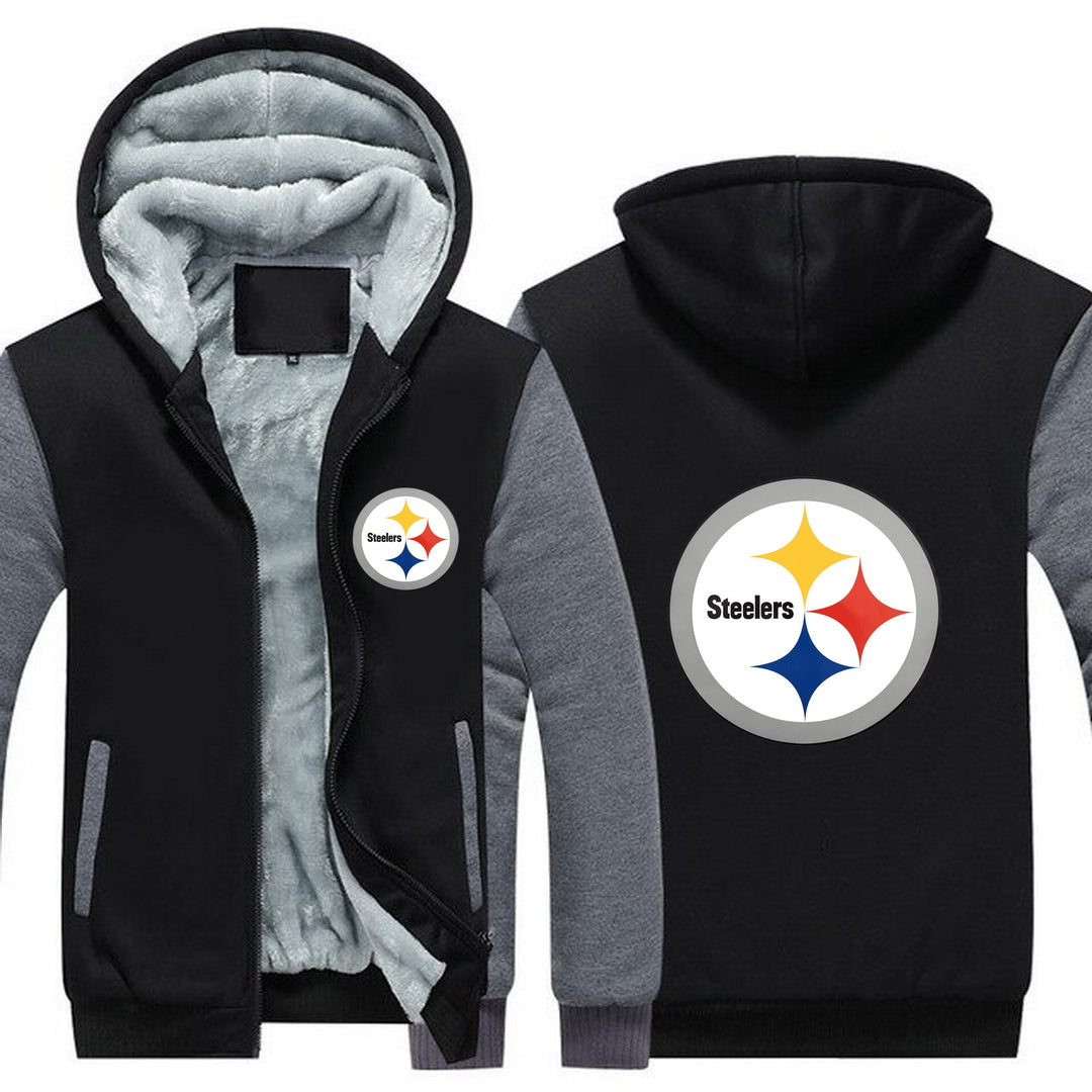 ハワイ購入新品 Pittsburgh Steelers フード付きスウェット NFL Pittsburgh Steelers Hoodie FREE Shipping Worldwide
