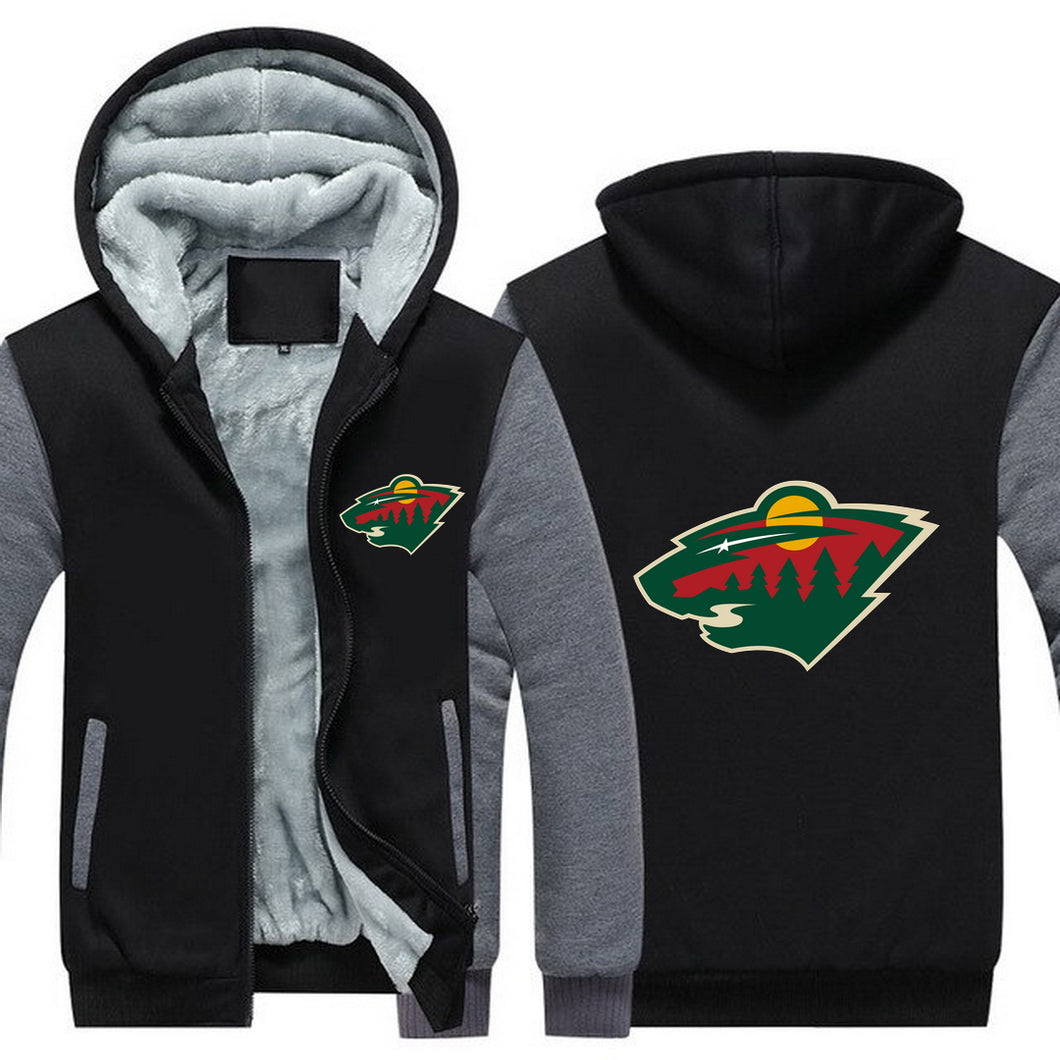 NHL Minnesota Wild Hoodie FREE Shipping Worldwide!!