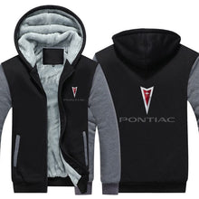 Load image into Gallery viewer, Pontiac Zipper Hoodie Sweatshirt Jacket Long Sleeve Jumper Clothing Apparel GTO Firebird Fiero Grand Prix G6 G8 FREE Shipping Worldwide