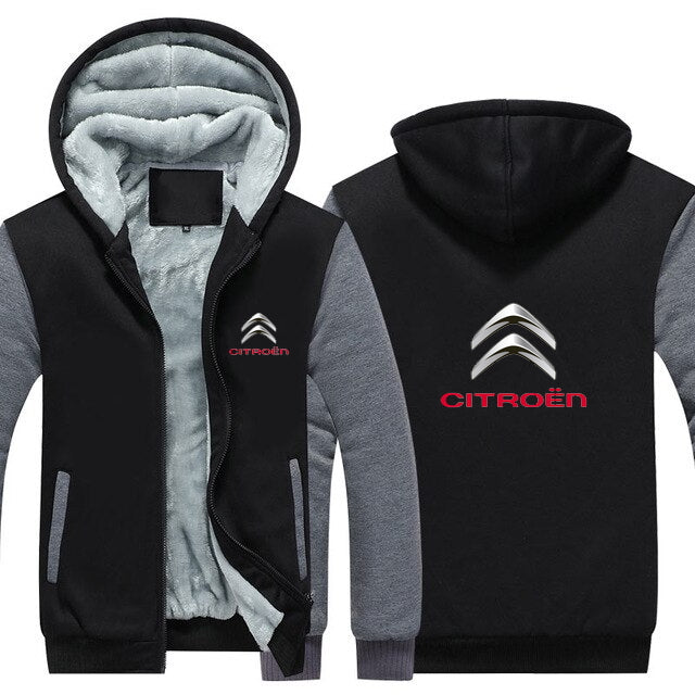 Citroen Zipper Hoodie Sweatshirt Jacket Long Sleeve Jumper Premium Quality T-shirt Hat Clothing Apparel C3 C4 C5 C6 DS DS3 DS4 DS5 Aircross Cactus Ami Berlingo FREE Shipping Worldwide