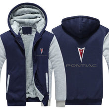 Load image into Gallery viewer, Pontiac Zipper Hoodie Sweatshirt Jacket Long Sleeve Jumper Clothing Apparel GTO Firebird Fiero Grand Prix G6 G8 FREE Shipping Worldwide