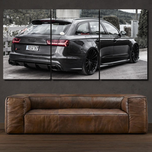 Charger l'image dans la galerie, Audi RS6 MTM 3-piece framed canvas print – premium motorsport wall art