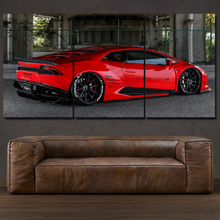 Load image into Gallery viewer, Lamborghini Huracan Liberty Walk 3-piece framed canvas print – premium motorsport wall art