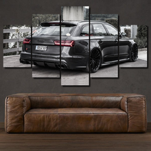 Charger l'image dans la galerie, Audi RS6 MTM 5-piece framed canvas print – wall art gift for sports car enthusiasts