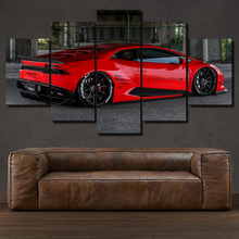 Load image into Gallery viewer, Lamborghini Huracan Liberty Walk 5-piece framed canvas print – wall art gift for sports car enthusiasts