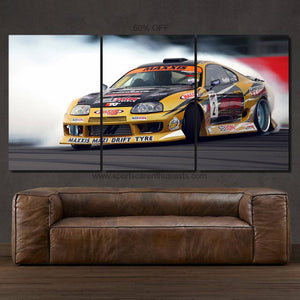 Toyota Supra MK4 Drift Canvas FREE Shipping Worldwide!! - Sports Car Enthusiasts