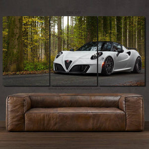 Alfa Romeo 4c Canvas FREE Shipping Worldwide!! - Sports Car Enthusiasts