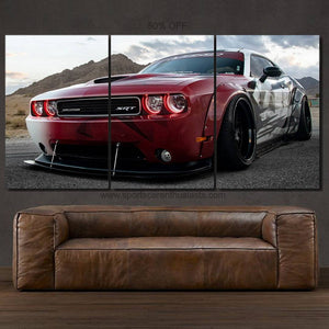Dodge Challenger SRT Liberty Walk Canvas FREE Shipping Worldwide!! - Sports Car Enthusiasts