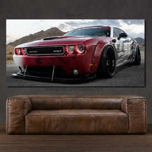 Dodge Challenger SRT Liberty Walk Canvas FREE Shipping Worldwide!! - Sports Car Enthusiasts