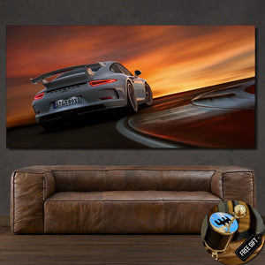 Porsche 911 GT3 RS Canvas FREE Shipping Worldwide!! - Sports Car Enthusiasts