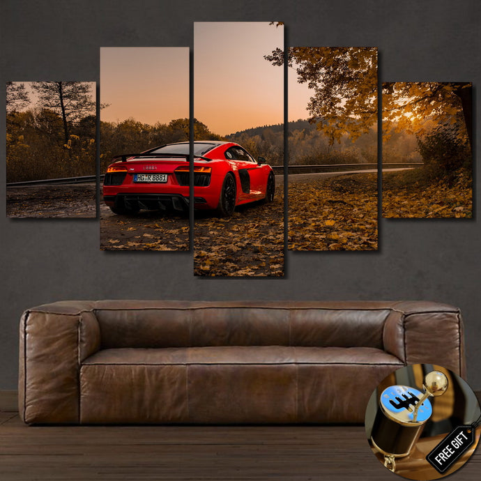 Audi R8 V10 Plus Canvas FREE Shipping Worldwide!! - Sports Car Enthusiasts