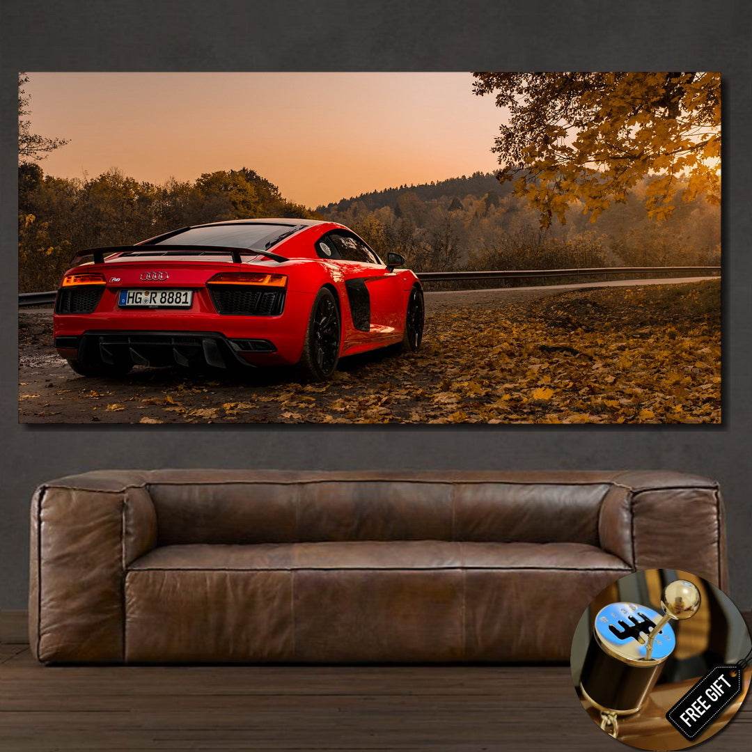 Audi R8 V10 Plus Canvas FREE Shipping Worldwide!! | Sports Car Enthusiasts