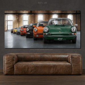 Porsche 911 Evolution Canvas FREE Shipping Worldwide!! - Sports Car Enthusiasts