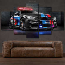 Load image into Gallery viewer, BMW M4 Safety Car Canvas FREE Shipping Worldwide!! - Sports Car Enthusiasts