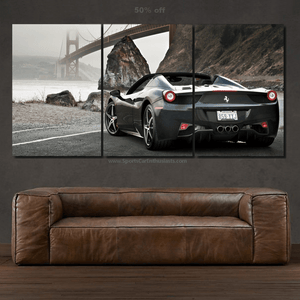 458 Spider Canvas 3/5pcs FREE Shipping Worldwide!! - Sports Car Enthusiasts