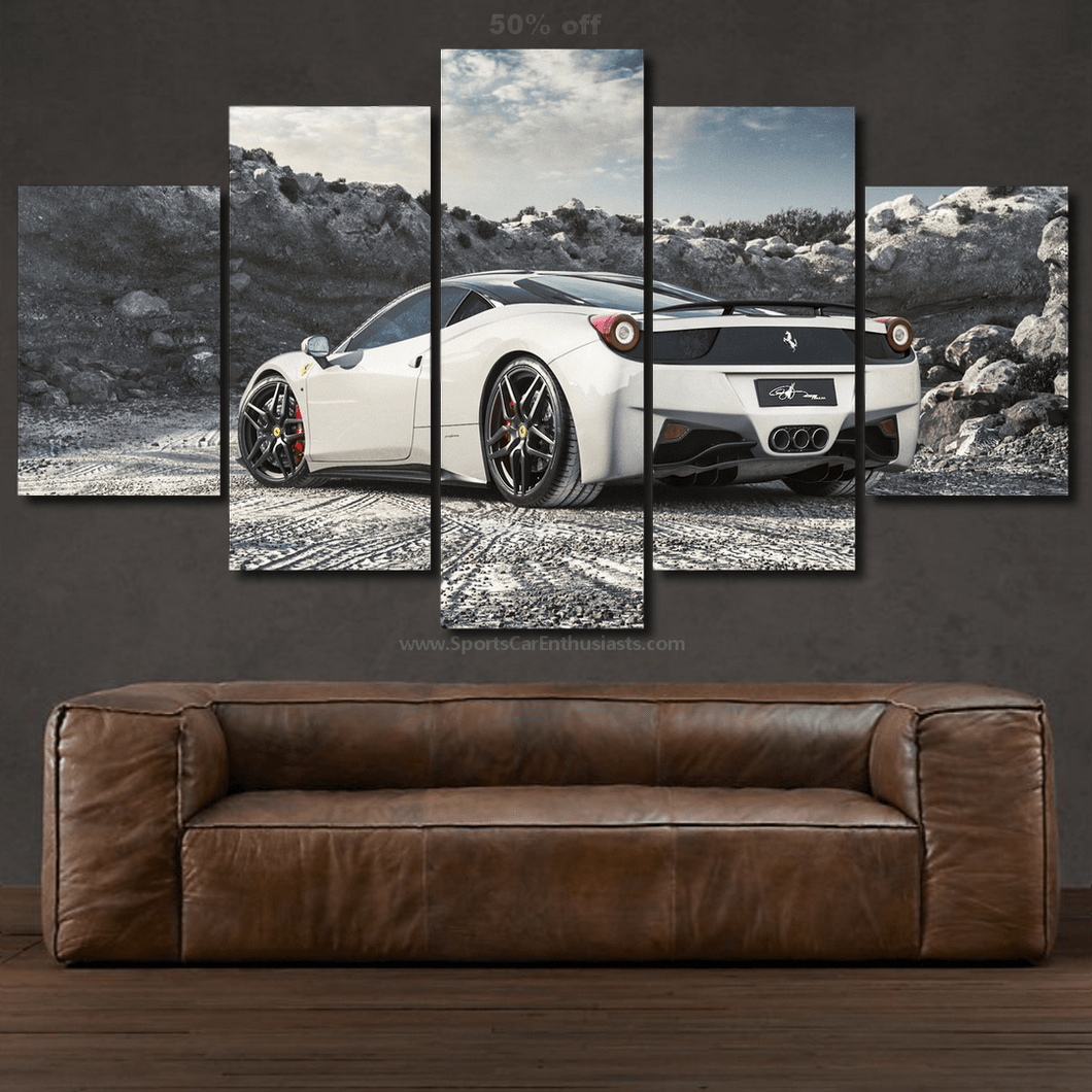 458 Canvas 3/5pcs FREE Shipping Worldwide!! - Sports Car Enthusiasts