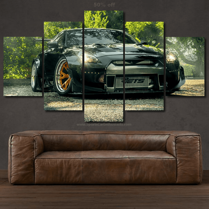 Nissan GT-R R35 Canvas 3/5pcs FREE Shipping Worldwide!! - Sports Car Enthusiasts