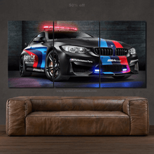 Load image into Gallery viewer, BMW M4 Safety Car Canvas FREE Shipping Worldwide!! - Sports Car Enthusiasts