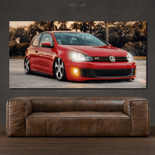 Charger l&#39;image dans la galerie, VW Golf MK6 GTI Canvas FREE Shipping Worldwide!! - Sports Car Enthusiasts