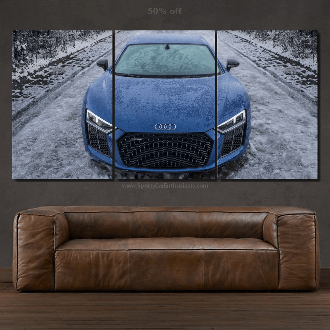 Audi R8 Canvas 3/5pcs FREE Shipping Worldwide!! | Sports Car Enthusiasts