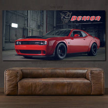 Laden Sie das Bild in den Galerie-Viewer, Dodge Challenger SRT Demon Canvas FREE Shipping Worldwide!! - Sports Car Enthusiasts