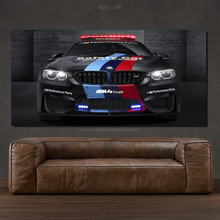Laden Sie das Bild in den Galerie-Viewer, BMW M4 Safety Car Canvas FREE Shipping Worldwide!! - Sports Car Enthusiasts