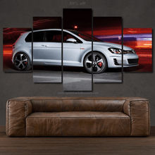 Load image into Gallery viewer, VW Golf GTI Canvas 3/5pcs FREE Shipping Worldwide!! - Sports Car Enthusiasts