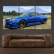 Load image into Gallery viewer, GT-R R34 Canvas FREE Shipping Worldwide!! - Sports Car Enthusiasts