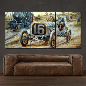 Vintage Car Canvas FREE Shipping Worldwide!! - Sports Car Enthusiasts