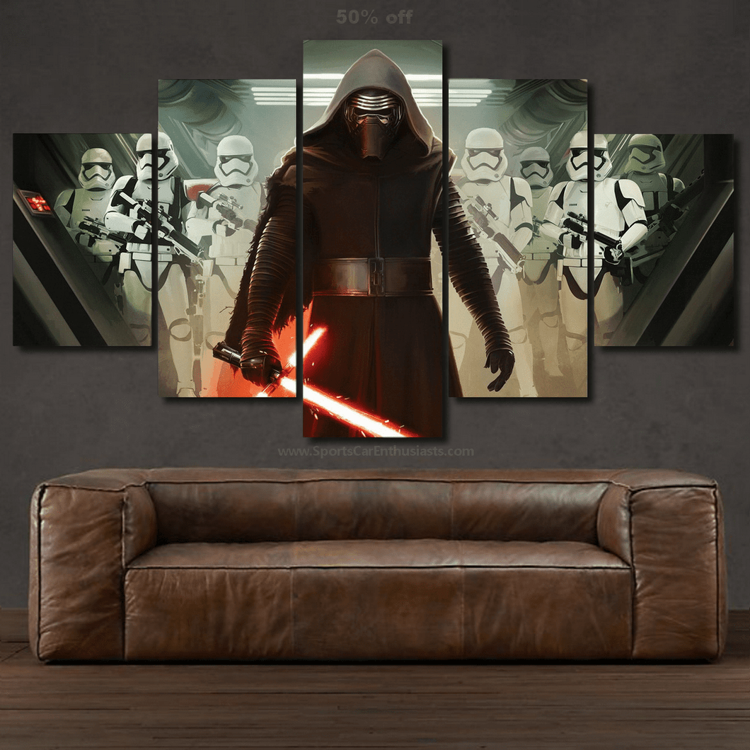 Star Wars Canvas 3/5pcs FREE Shipping Worldwide!! - Sports Car Enthusiasts