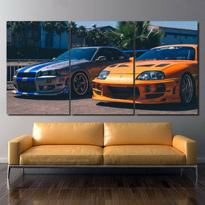 Fast & Furious Canvas FREE Shipping Worldwide!! - Sports Car Enthusiasts