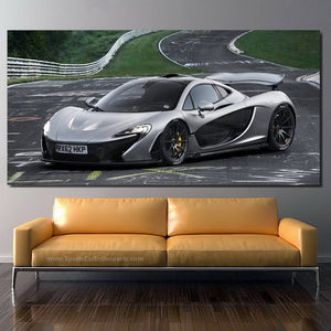 McLaren P1 Nurburgring Canvas FREE Shipping Worldwide!! - Sports Car Enthusiasts