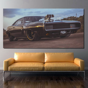 Dodge Charger RT Canvas FREE Shipping Worldwide!! - Sports Car Enthusiasts