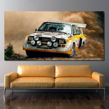 Charger l&#39;image dans la galerie, Audi S1 Quattro Canvas FREE Shipping Worldwide!! - Sports Car Enthusiasts