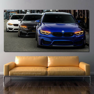 BMW M Power Canvas FREE Shipping Worldwide!! - Sports Car Enthusiasts