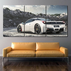 458 Canvas 3/5pcs FREE Shipping Worldwide!! - Sports Car Enthusiasts