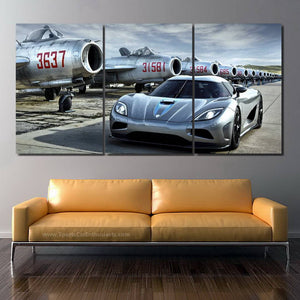 Koenigsegg Agera Canvas 3/5pcs FREE Shipping Worldwide!! - Sports Car Enthusiasts