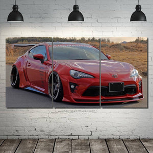 Toyota GT86 Canvas 3/5pcs FREE Shipping Worldwide!! - Sports Car Enthusiasts